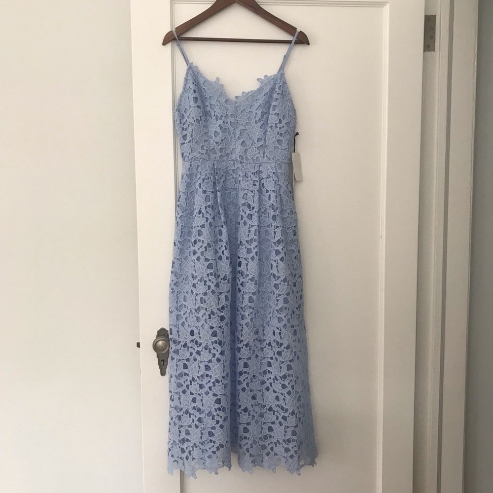 NWT Astr The Label blue dress